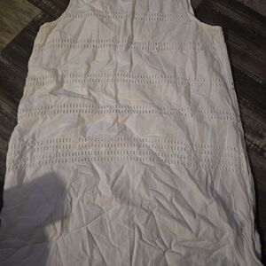 GAP Cream Sleeveless Dress